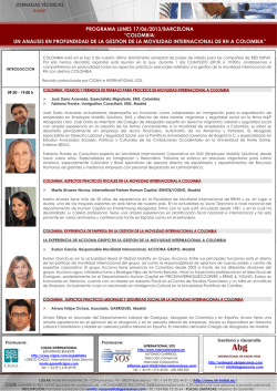 Programa Jornada Expat 2013