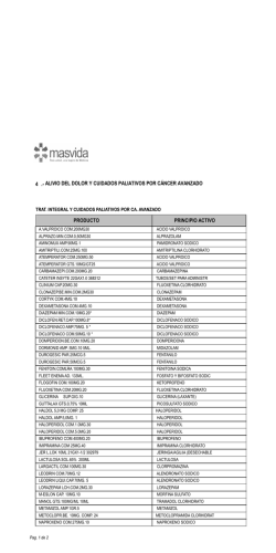 4 .- ALIVIO DEL DOLOR Y CUIDADOS PALIATIVOS