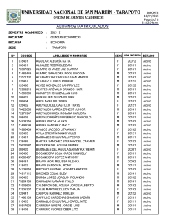 UNIVERSIDAD NACIONAL DE SAN MART&Iacute;N