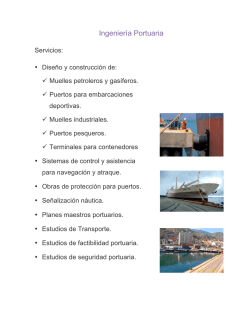 INGENIERIA PORTUARIA 2015 - Ingenier&iacute;a de Consulta Incostas, SA