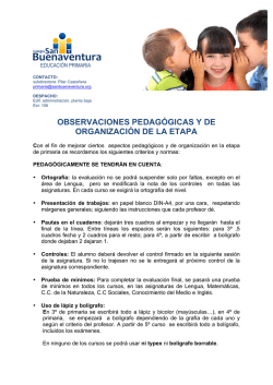 Orientaciones y normas - Colegio San Buenaventura