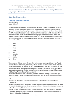 REELA 2015 abstracts