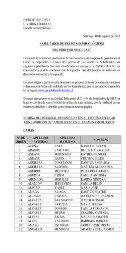 EJERCITO DE CHILE DIVISI&Oacute;N ESCUELAS Escuela de