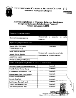 1----------------~ universidad de ciencias y artes de chiapas