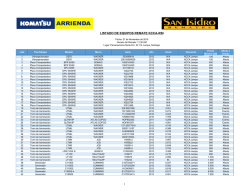 catalogo de equipos - Remates San Isidro