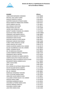 Listado 51 - Sistema de Ahorro y Capitalizaci&oacute;n de Pensiones de