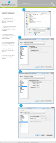 como guardar PDF de QuarkXpress