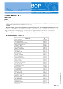 ADMINISTRACI&Oacute;N LOCAL