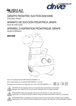 giraffe pediatric suction machine aparato de succi&oacute;n