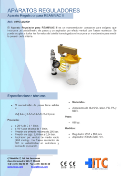 APARATOS REGULADORES