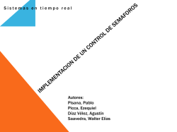 implementacion de un control de semaforos