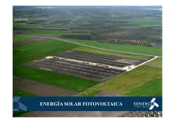 ENERG&Iacute;A SOLAR FOTOVOLTAICA