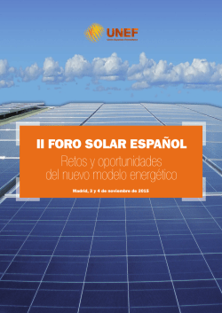 I Foro Solar