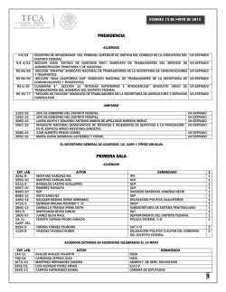 15 - Tribunal Federal de Conciliaci&oacute;n y Arbitraje