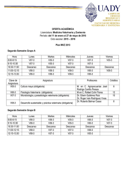 Licenciatura en Medicina Veterinaria y Zootecnia