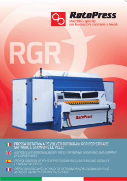 PRESSA ROTATIVA A REVOLVER ROTOGRAIN