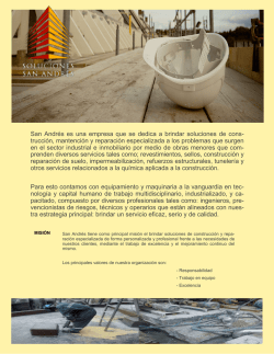 brochure - Soluciones San Andr&eacute;s