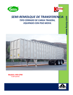 SEMI-REMOLQUE DE TRANSFERENCIA