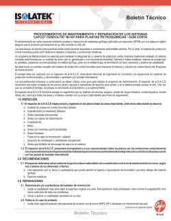 Descargar procedimientos de mantenimiento y reparaci&oacute;n PDF