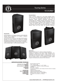 Hoja Tecnica - SonataNeo+