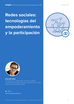 Redes sociales: tecnolog&iacute;as del empoderamiento y la participaci&oacute;n