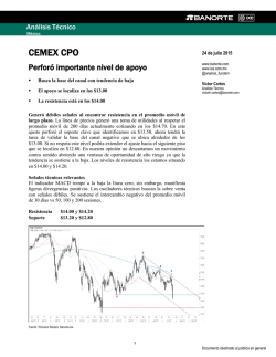 CEMEX CPO - Casa de Bolsa Banorte