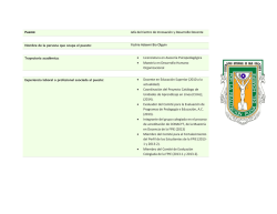 JEFE DEL C.I.D.D. - Facultad de Pedagog&iacute;a e Innovaci&oacute;n Educativa