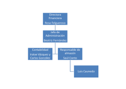 Directora Financiera Rosa Felgueroso Jefa de