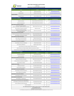Directorio - Universidad Polit&eacute;cnica de Chihuahua
