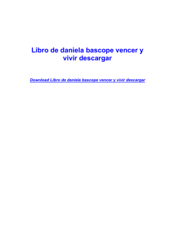Libro de daniela bascope vencer y vivir descargar