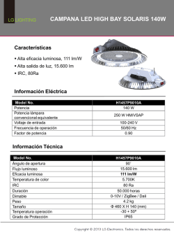 CAMPANA HIGH-BAY LED LG SOLARIS 140W