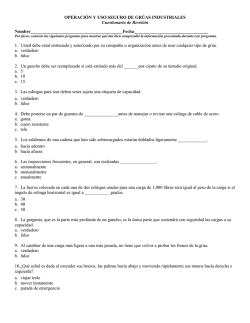 OPERACI&Oacute;N Y USO SEGURO DE GR&Uacute;AS