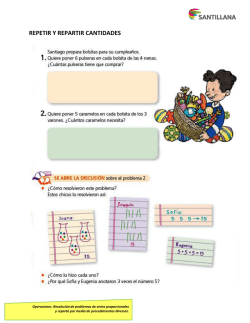 REPETIR Y REPARTIR CANTIDADES