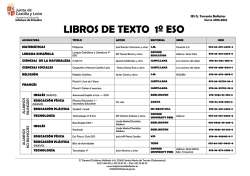 Libros 15-16, 1&ordm; ESO - IES G. Torrente Ballester