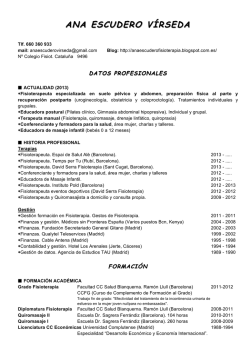 CV Ana Escudero EspaiAle - Espaiale &ndash; Espai de Salut Al&egrave;