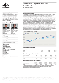 Invesco Euro Corporate Bond Fund Acciones E-Acc.