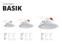 Referencia Potencia Lumens CCT CRI Angulo Voltage
