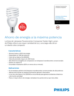 Ahorro de energ&iacute;a a la m&aacute;xima potencia