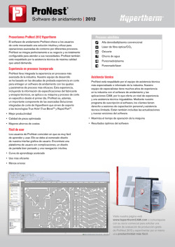 ProNest&reg; - Pantografos Master