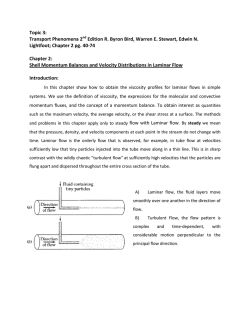 Topic 3: Transport Phenomena 2nd Edition R. Byron Bird, Warren E