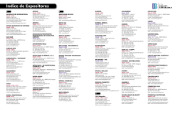 &Iacute;ndice de Expositores - STS Beauty Barcelona