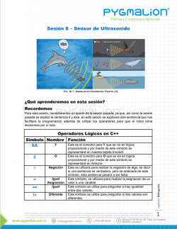 Sesi&oacute;n 8 &ndash; Sensor de Ultrasonido
