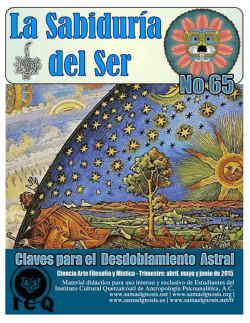 Sabidur&iacute;a del Ser 64 - Instituto Cultural Quetzalcoatl