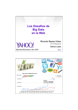 Los Desaf&iacute;os de Big Data en la Web