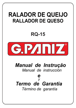 Manual do produto