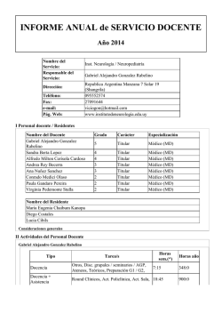 Informe Inst Neurolog&iacute;a Neuropediatr&iacute;a