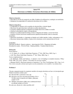 Serie 5 2015 - Departamento de Qu&iacute;mica Inorg&aacute;nica, Anal&iacute;tica y