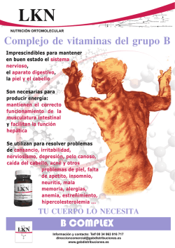 complejo B - nutrici&oacute;n LKN