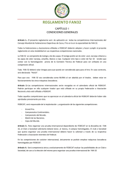 REGLAMENTO FAN32