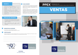 Diptico VENTAS - Escuela de Postgrado USIL